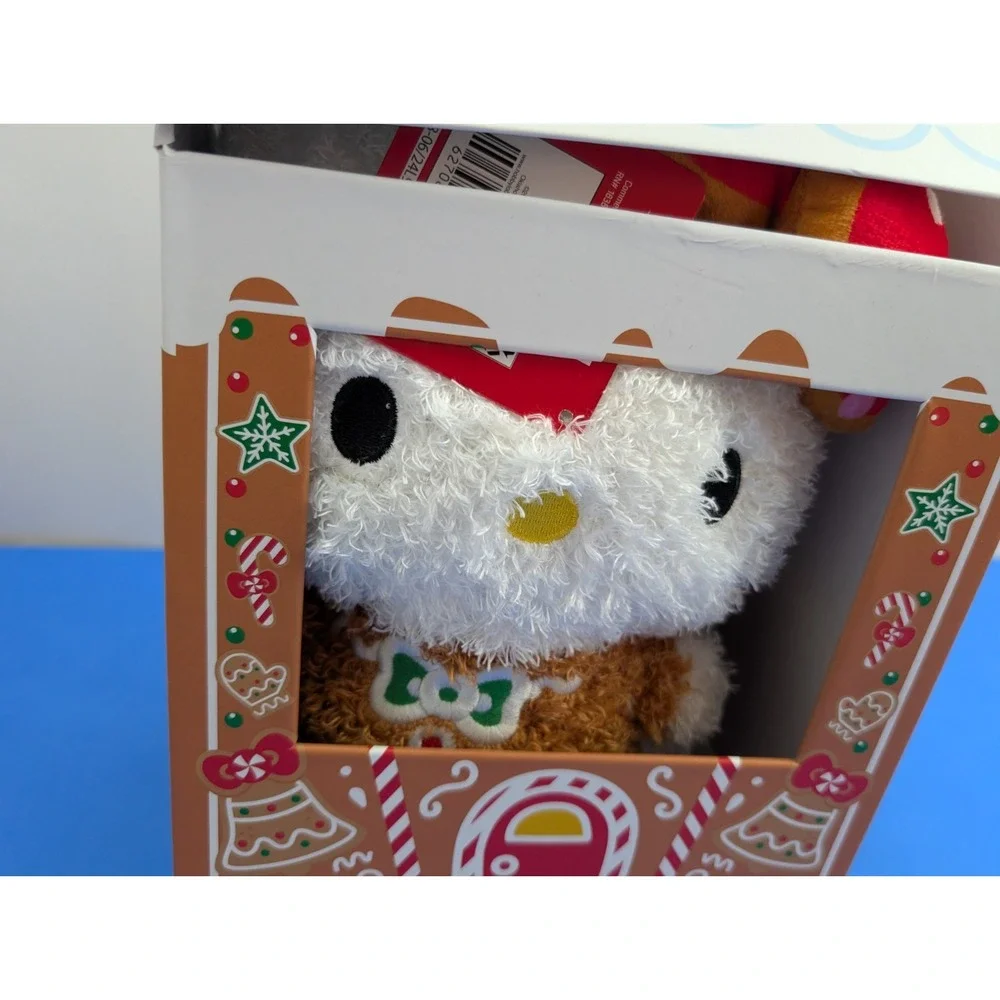 Hello Kitty Gingerbread House Plush Hugger Pillow (Crushed Box)